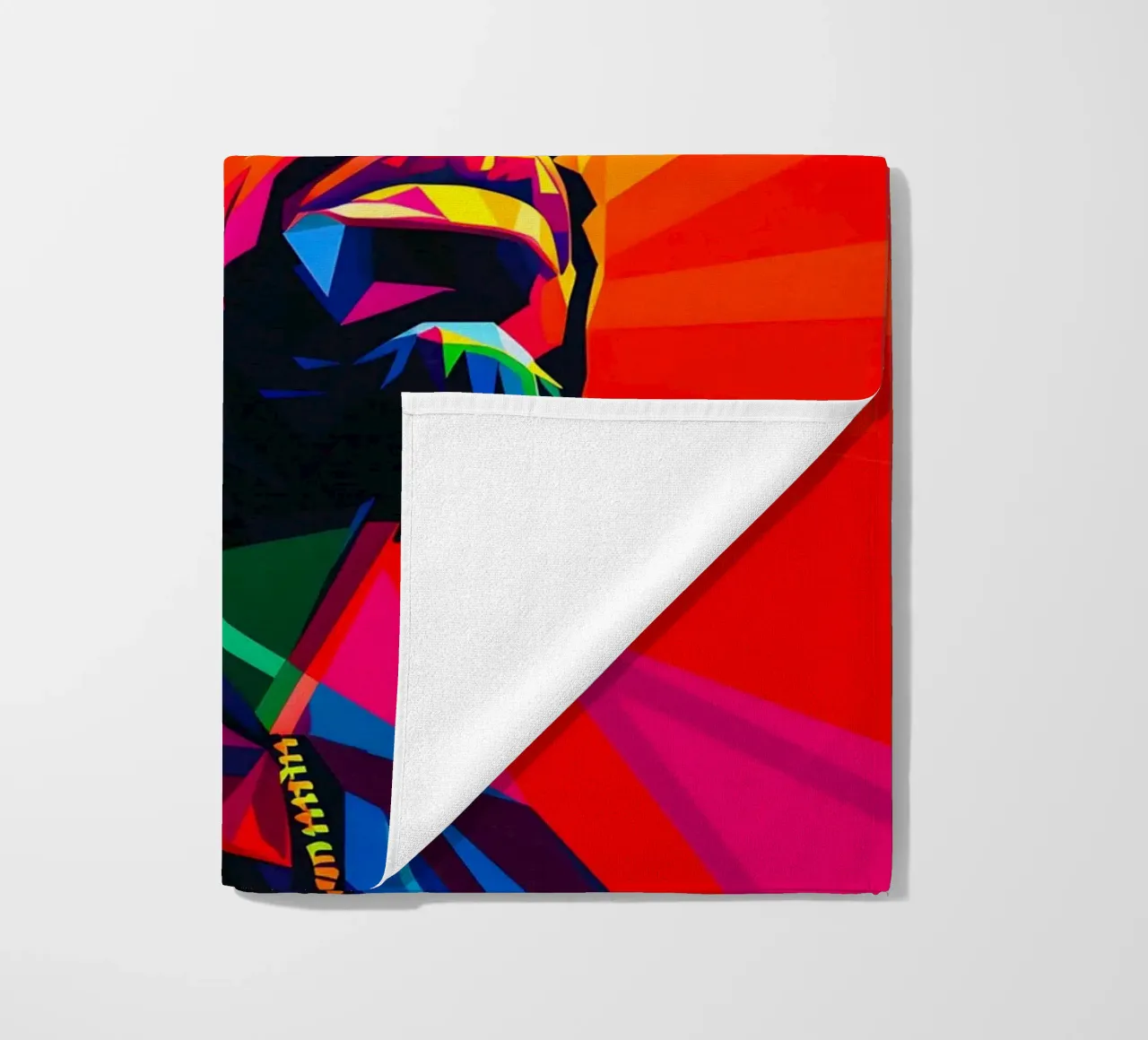 Ice Cube beach towel by HopeStudio
