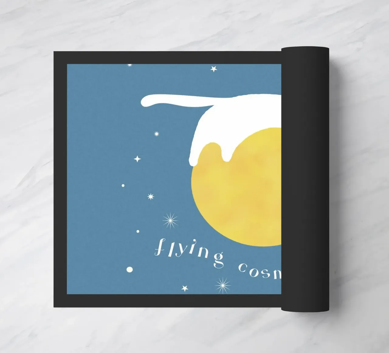 Flying cosmic cat zerbino da natural neutral