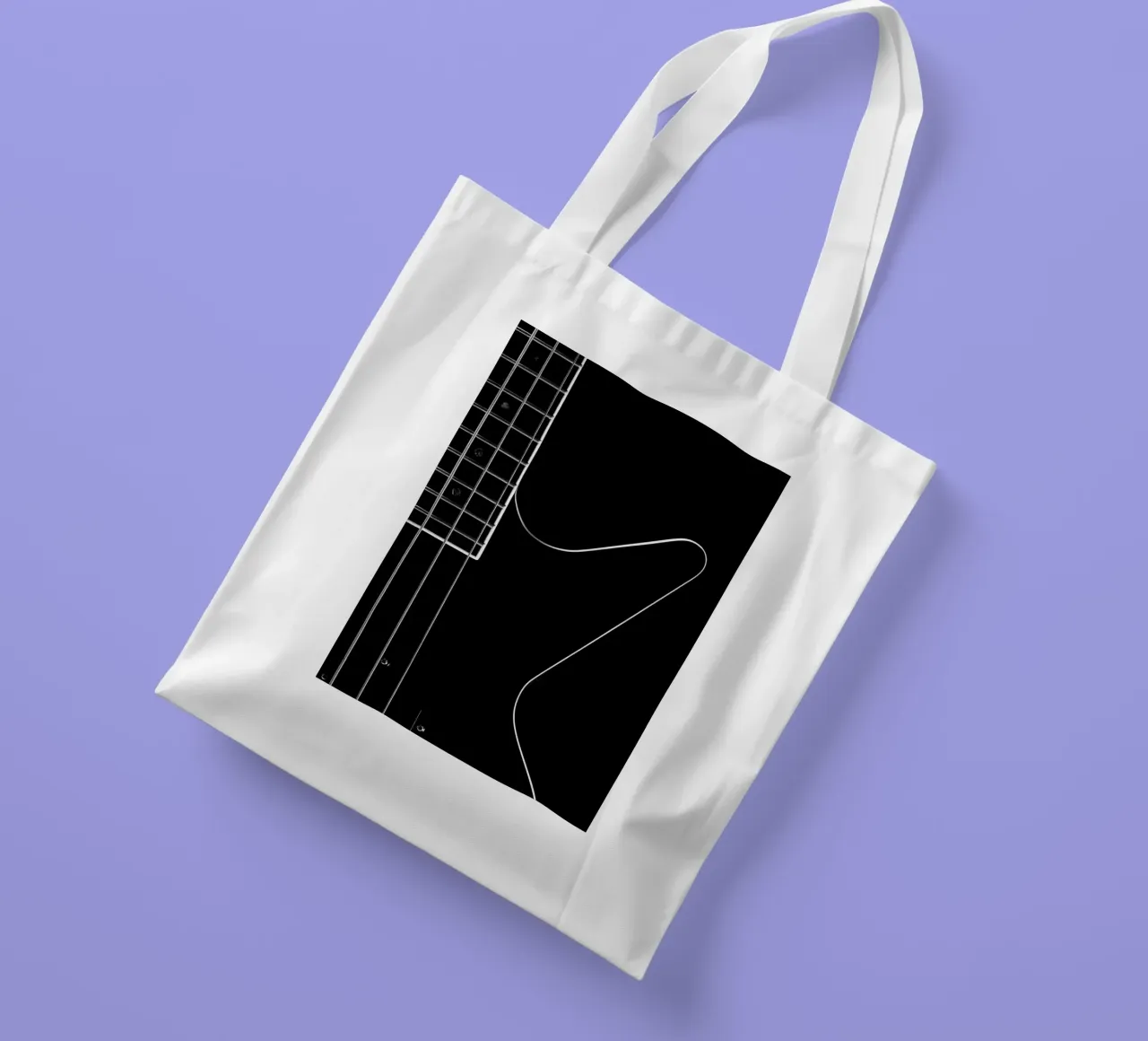 Basso nero borsa in juta da anderm