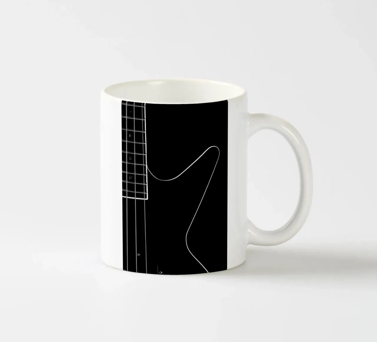 Basso nero tazza in ceramica da anderm