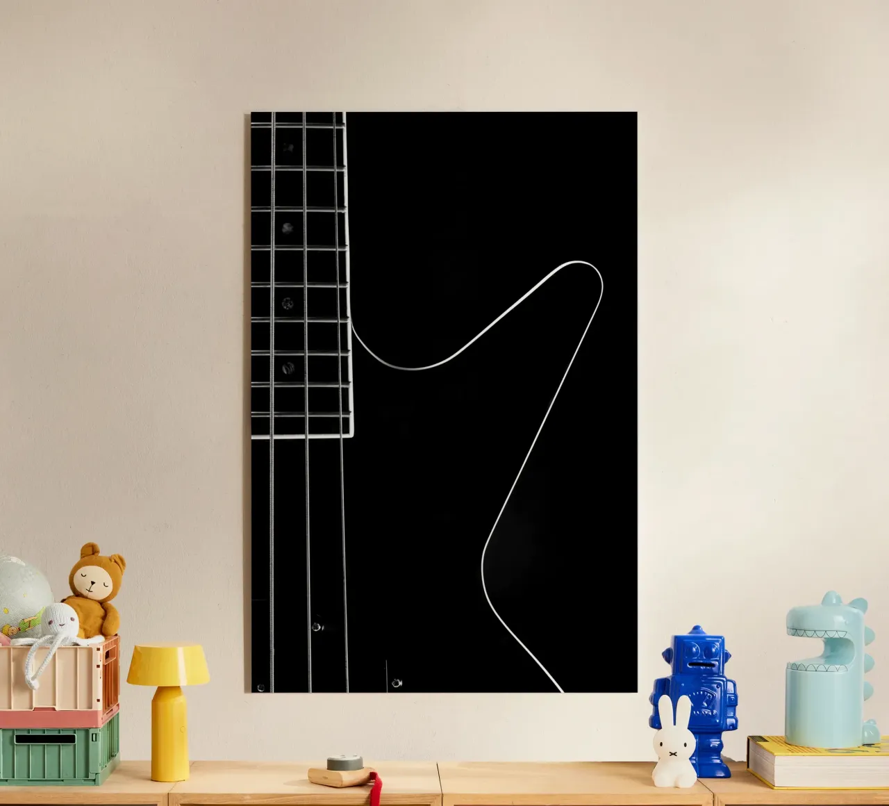 Basso nero plexiglass da anderm