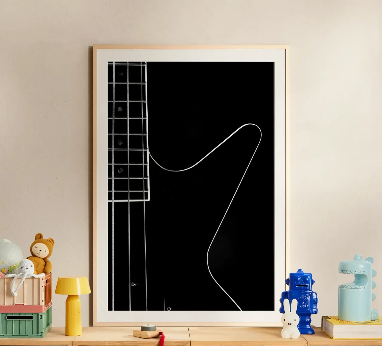 Basso nero poster da anderm