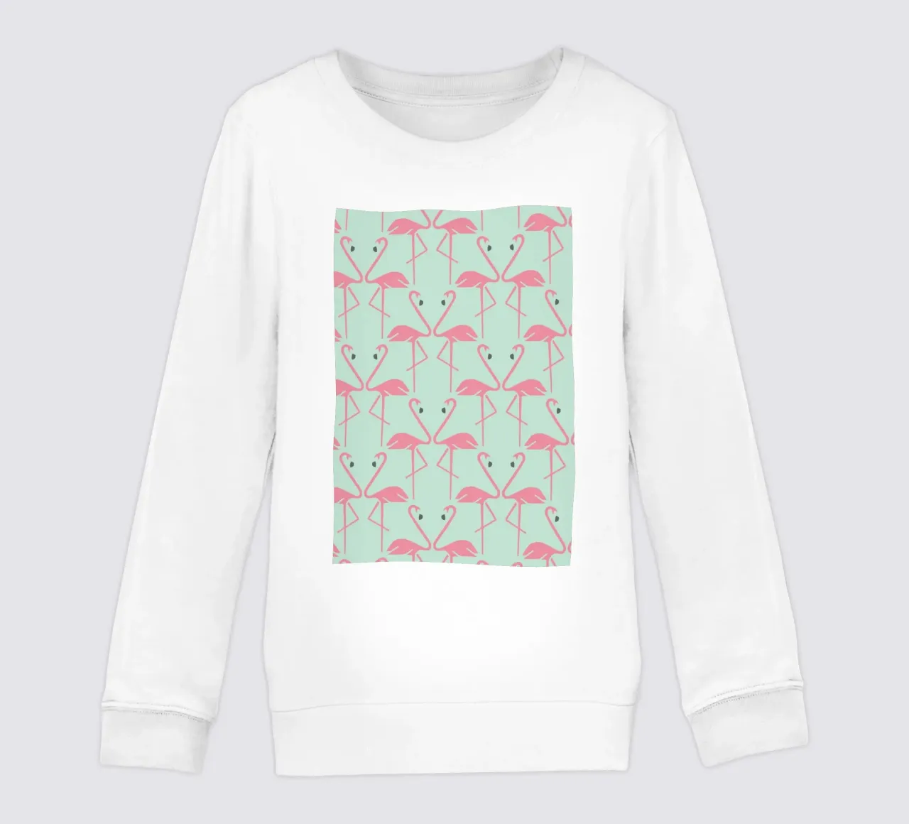 Pink Flamingos felpa bambino da Karin Bijlsma