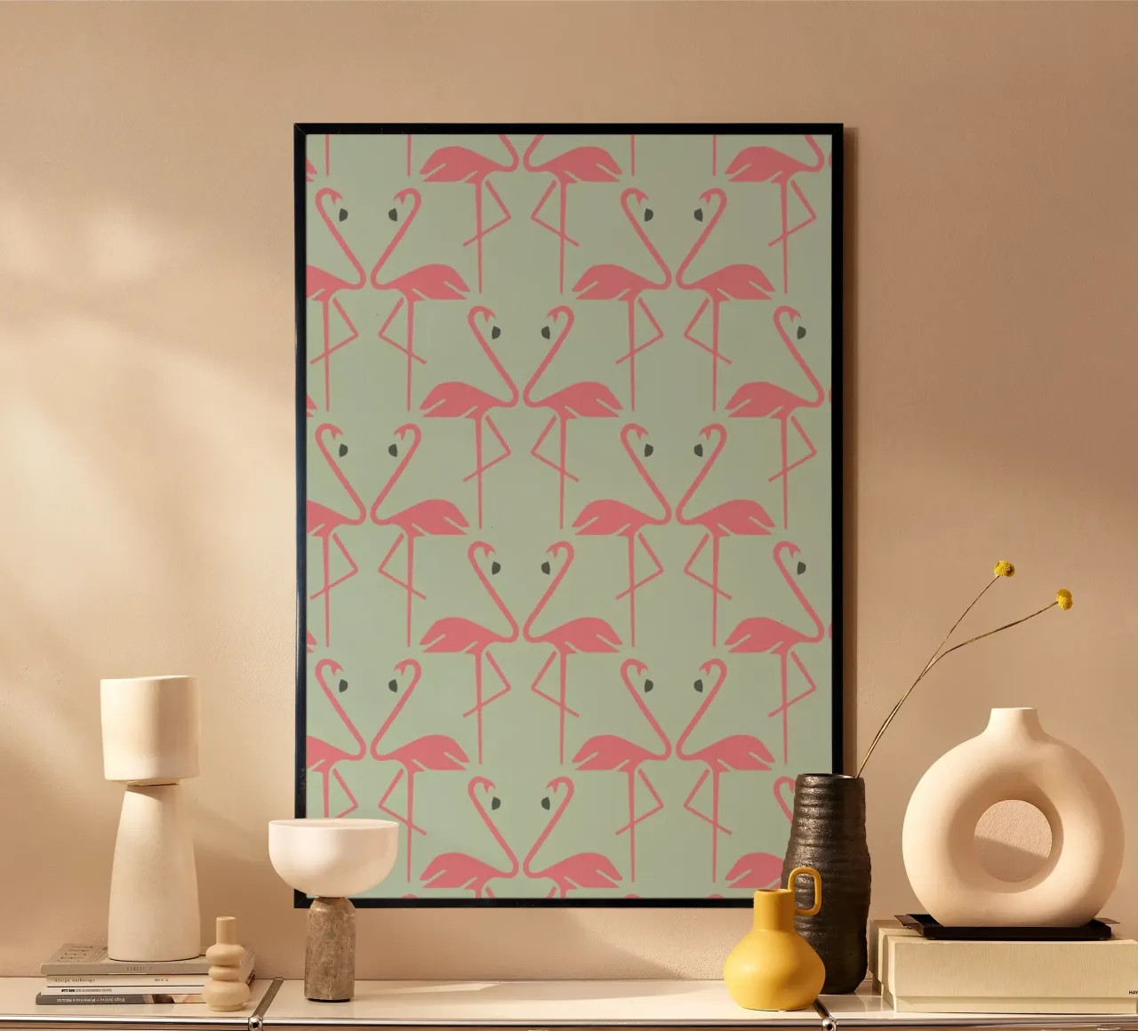 Pink Flamingos carta hahnemühle da Karin Bijlsma