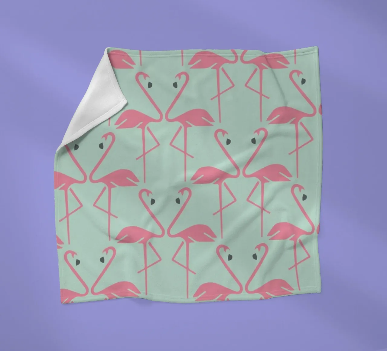 Pink Flamingos coperta in pile da Karin Bijlsma