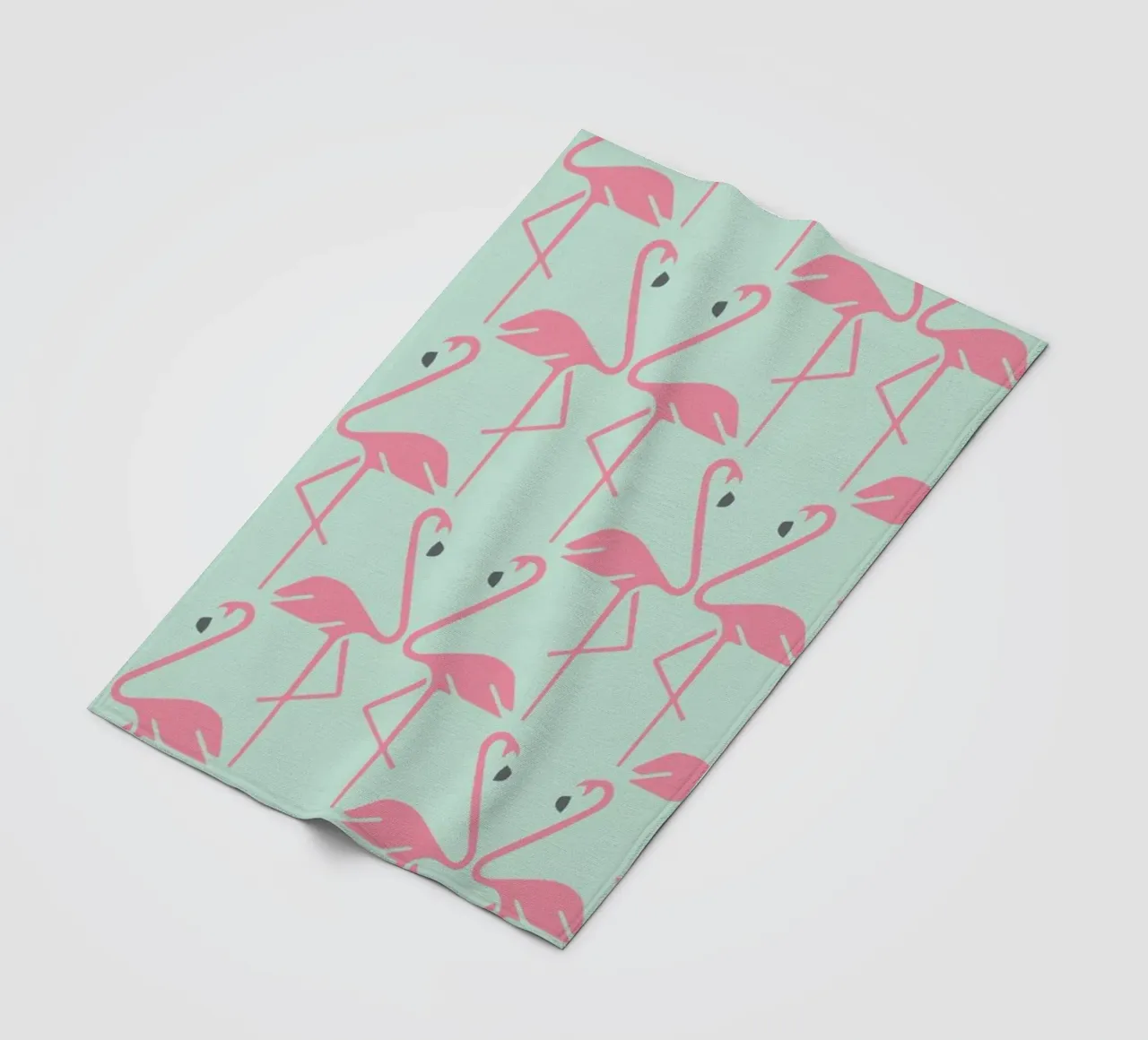 Pink Flamingos coperta in pile da Karin Bijlsma