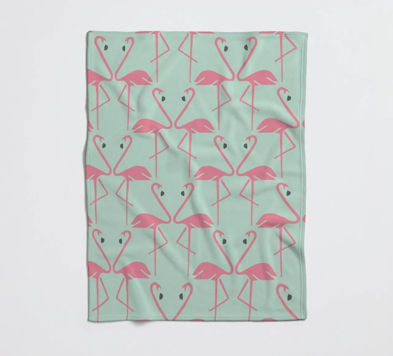 Pink Flamingos coperta in pile da Karin Bijlsma