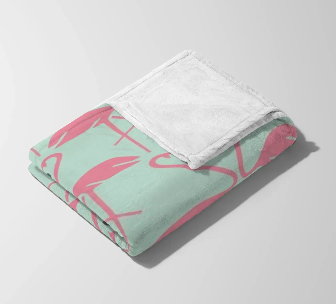 Pink Flamingos coperta in pile da Karin Bijlsma