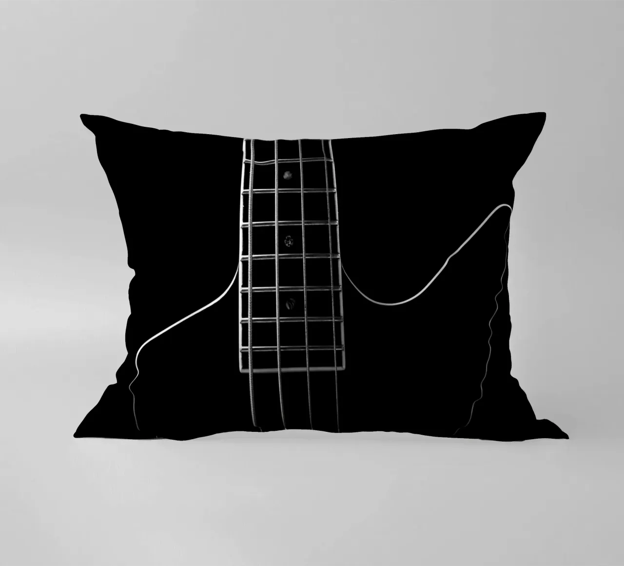 Basso nero cuscino da anderm