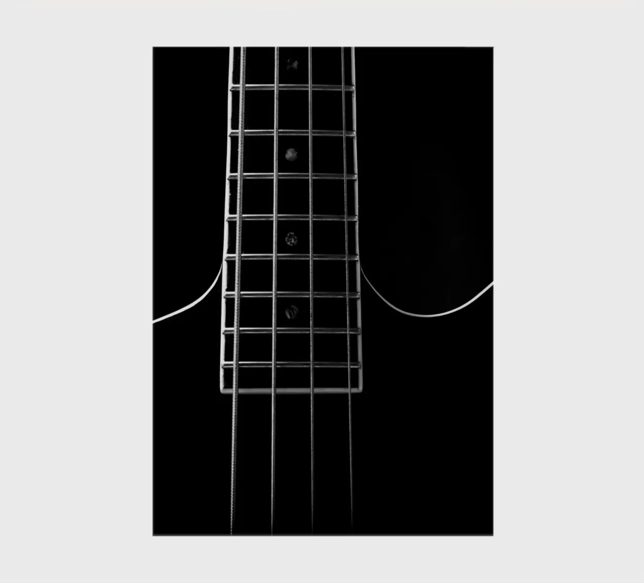 Black bass guitar notebook by anderm