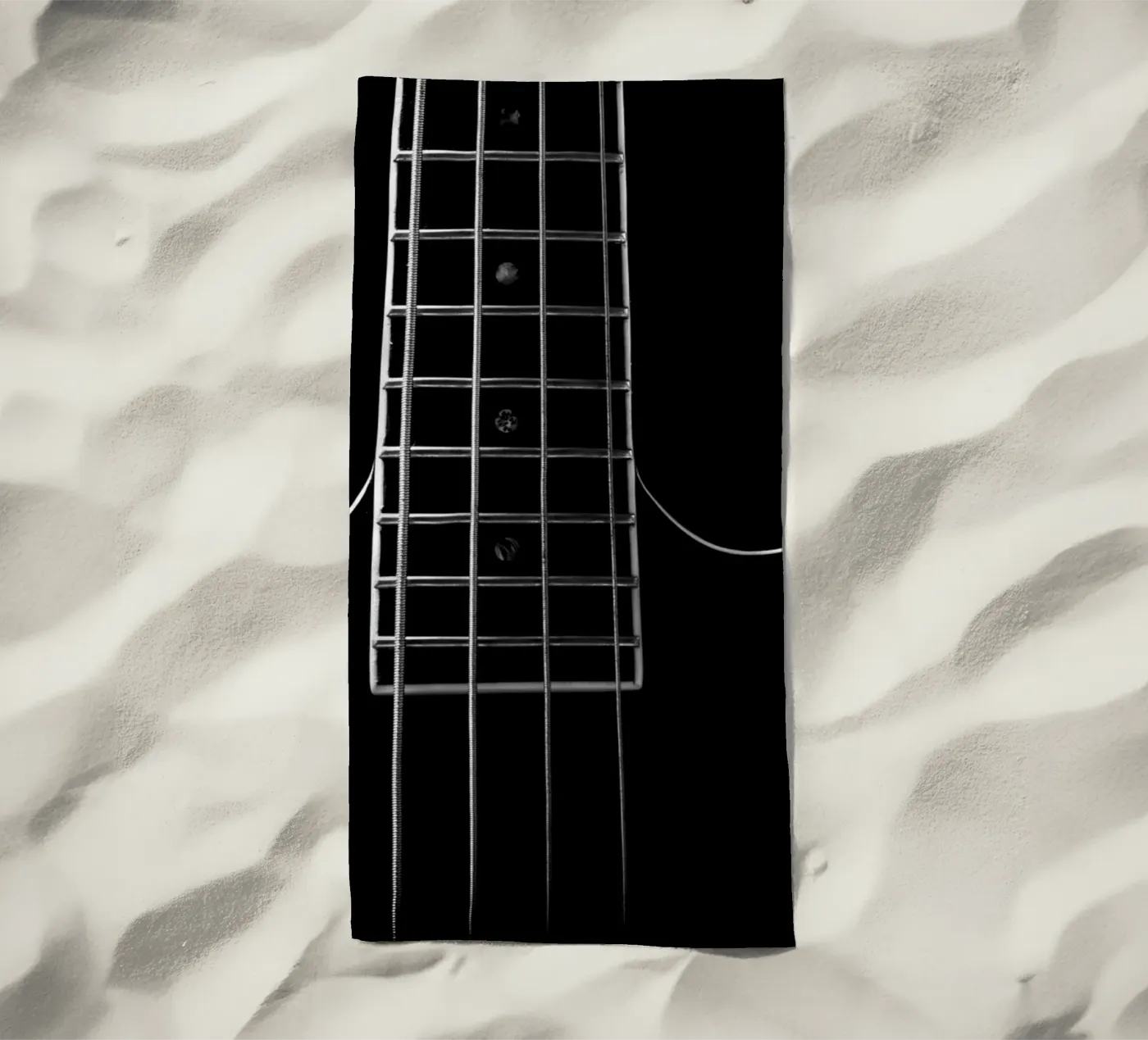 Black bass guitar telo mare da anderm