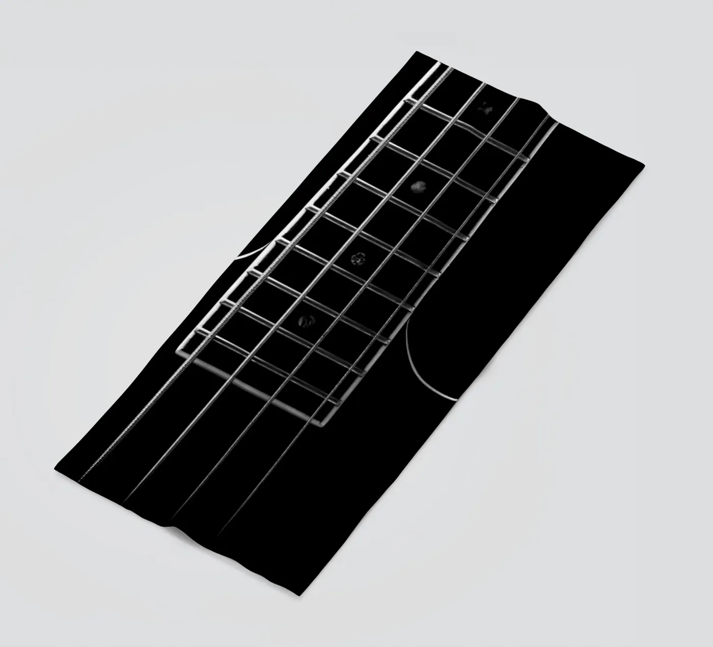 Black bass guitar telo mare da anderm