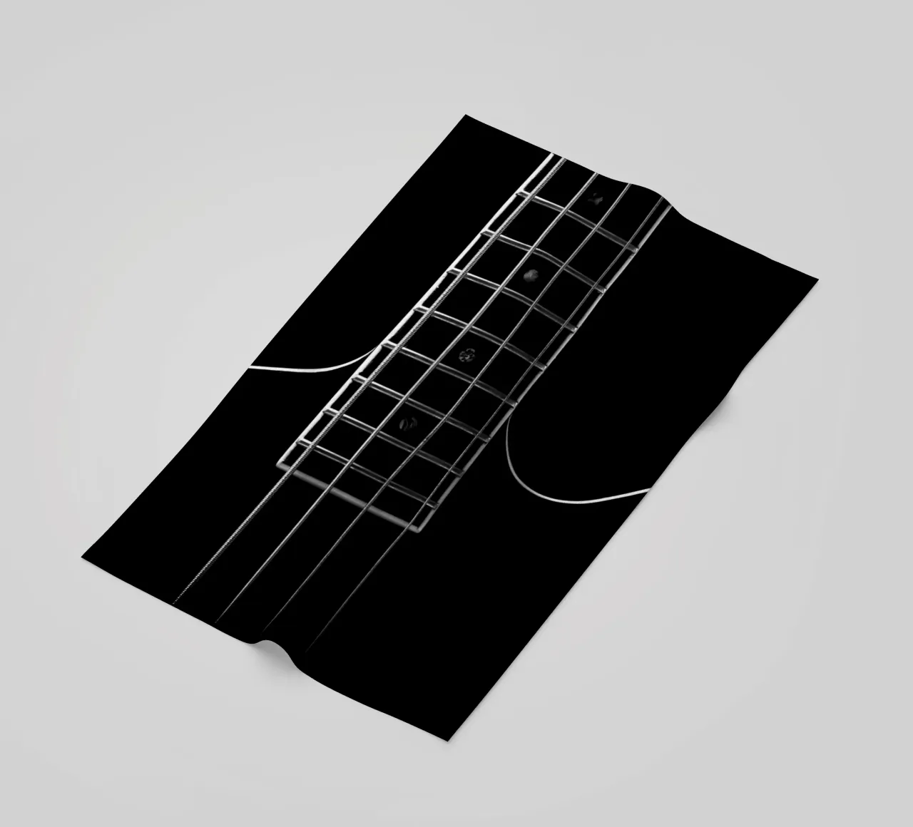 Black bass guitar telo mare da anderm