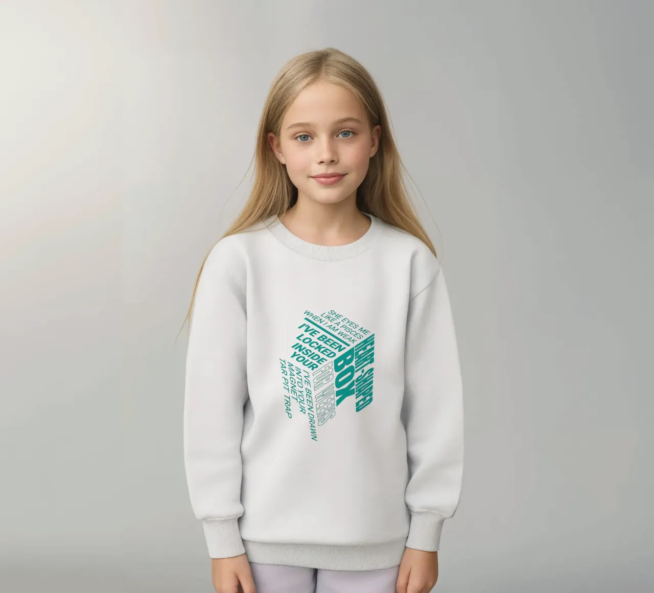 Scatola a forma di cuore felpa bambino da Gunawan Rb