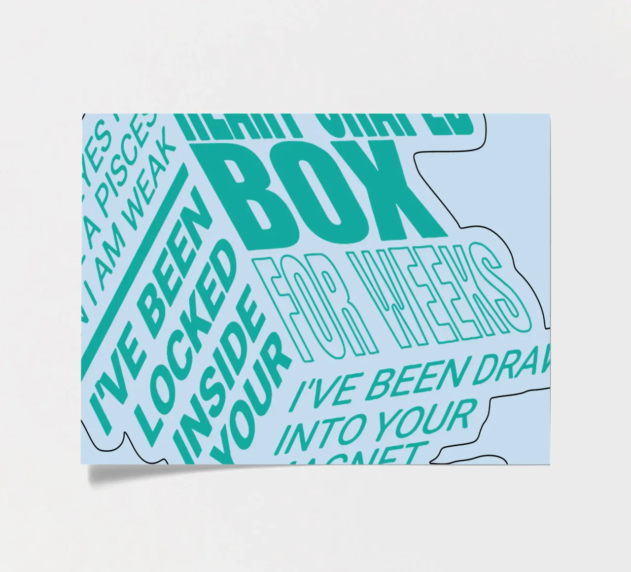 Heart-Shaped Box sticker sheet by Gunawan Rb