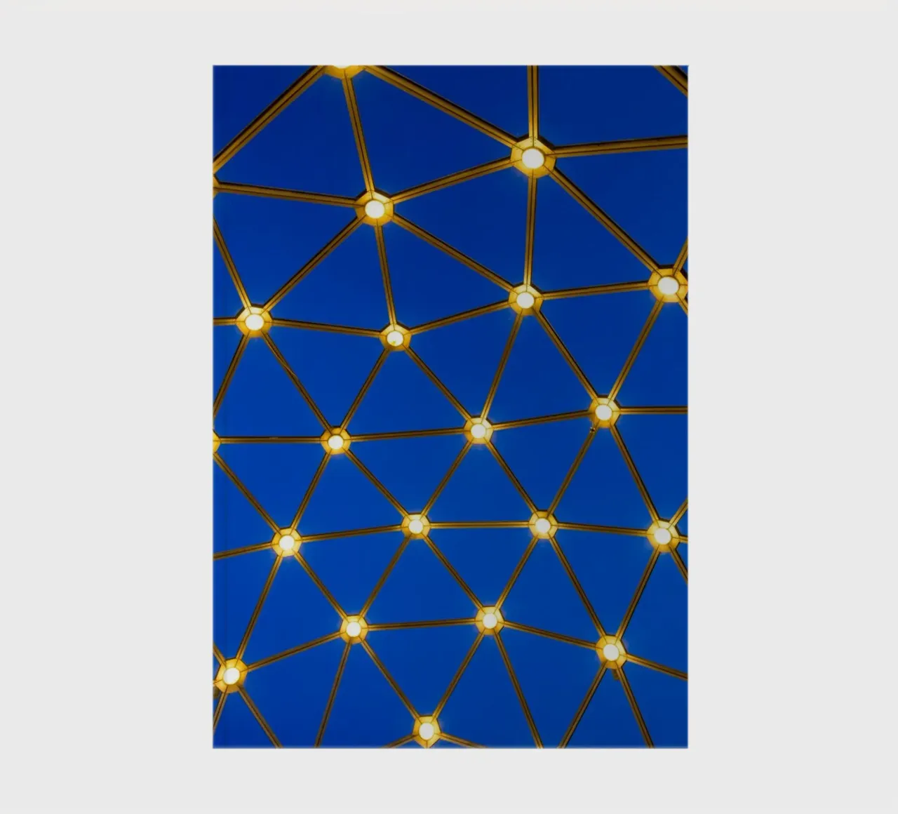 Lamps on blue background notebook by anderm