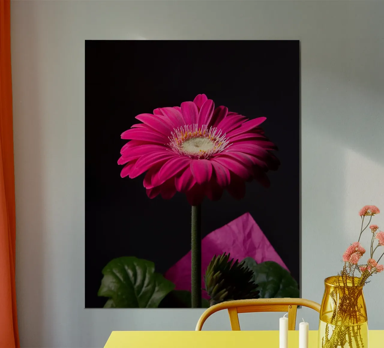 Gerbera viola poster da anderm