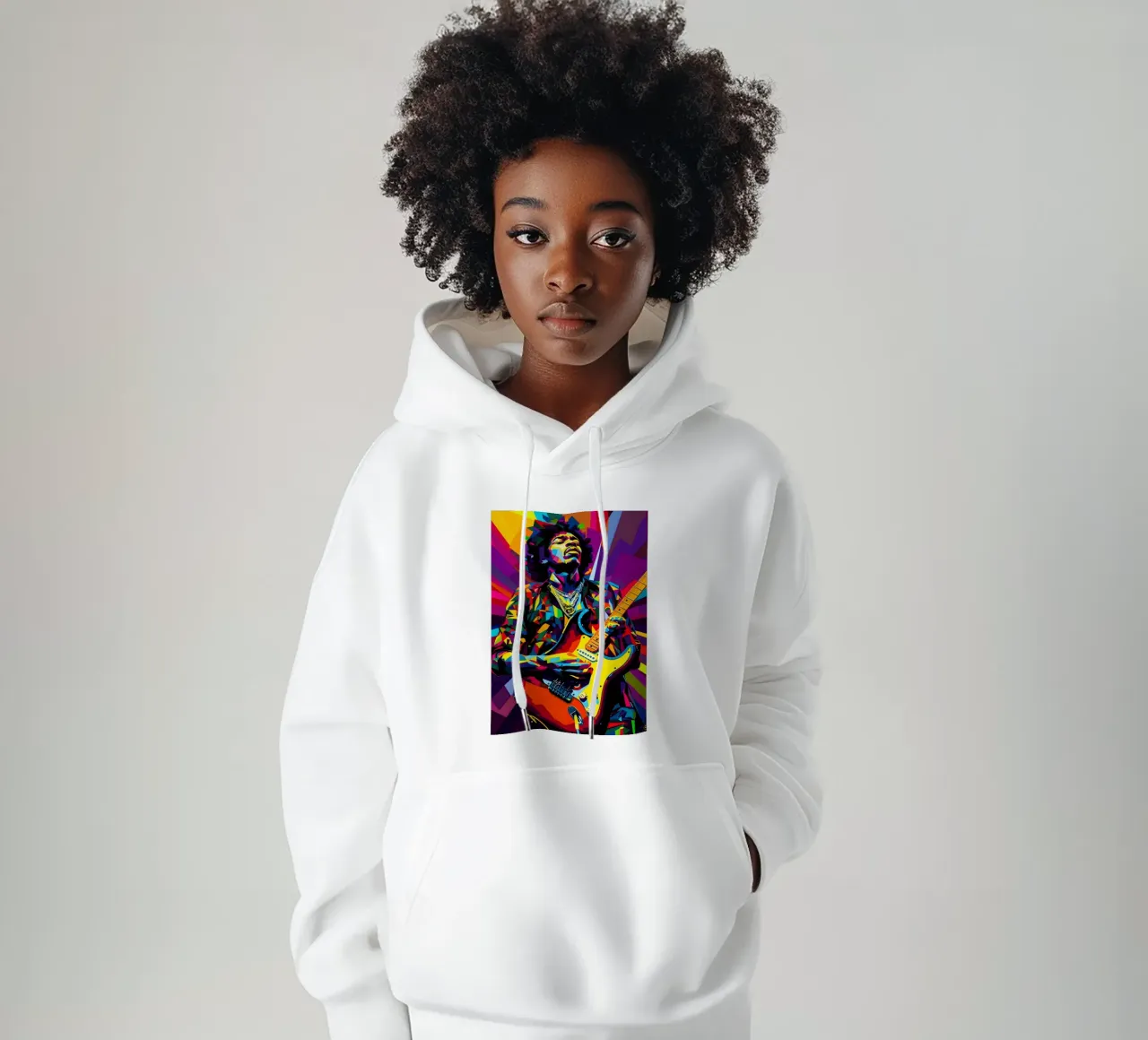 Jimi Hendrix felpa con cappuccio da HopeStudio