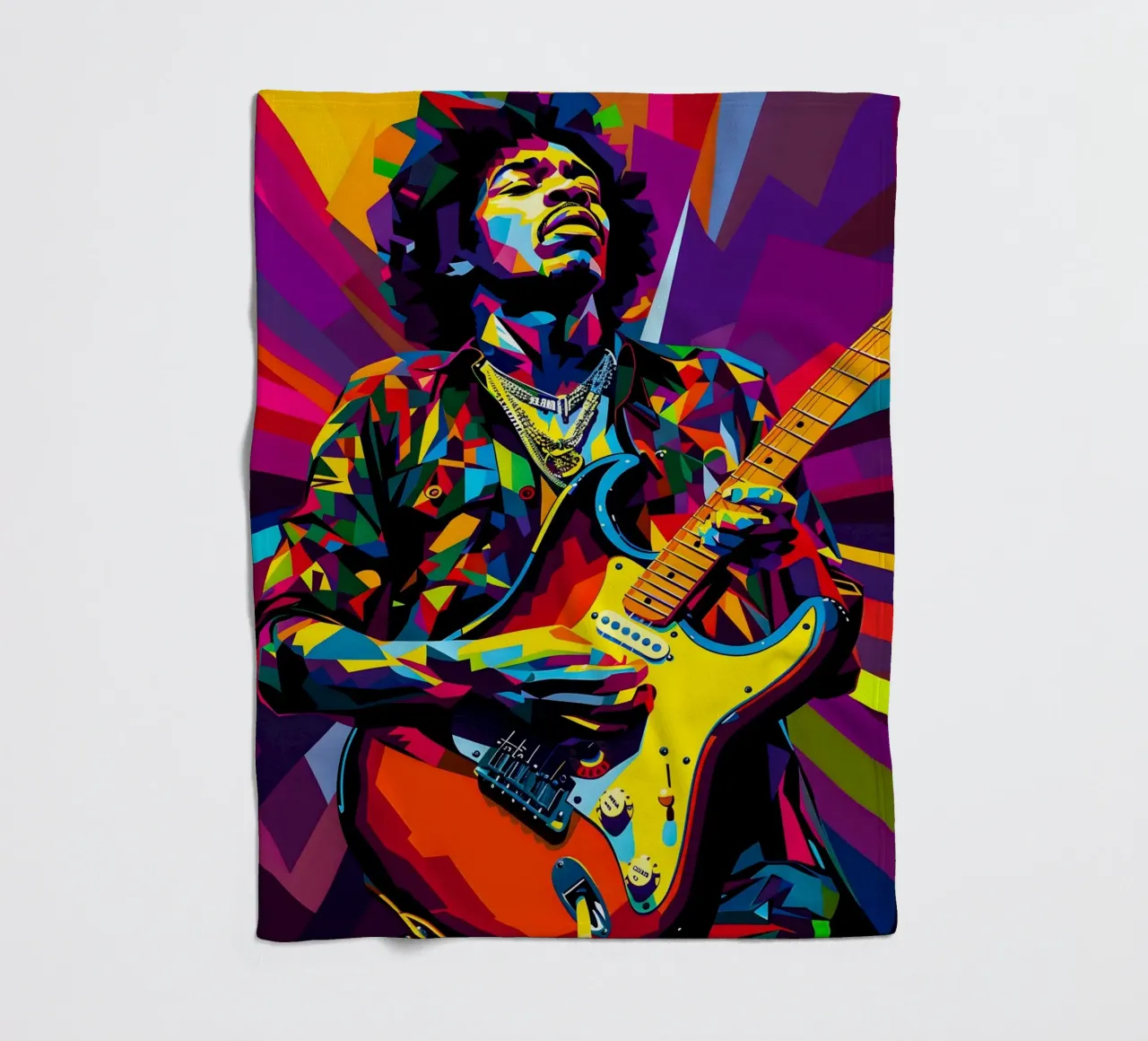 Jimi Hendrix coperta in pile da HopeStudio
