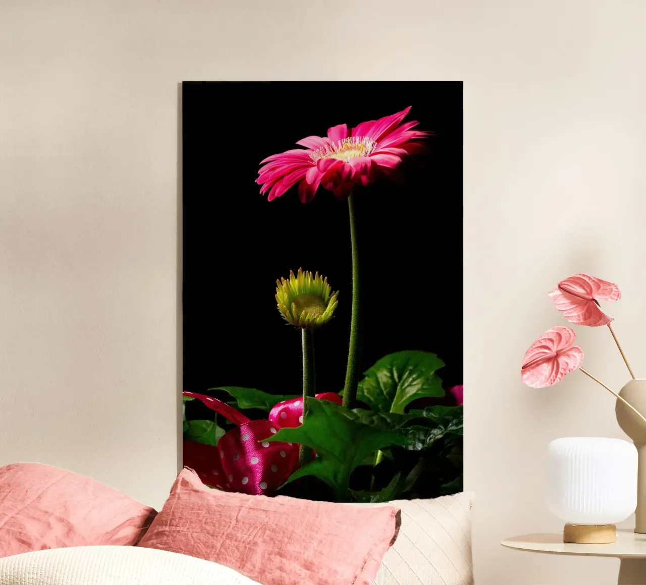 Gerbera viola plexiglass da anderm