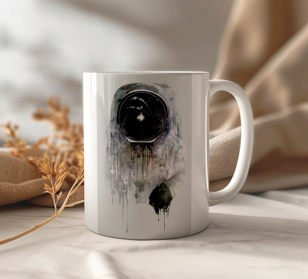 The Astronaut tazza in ceramica da Dániel Taylor