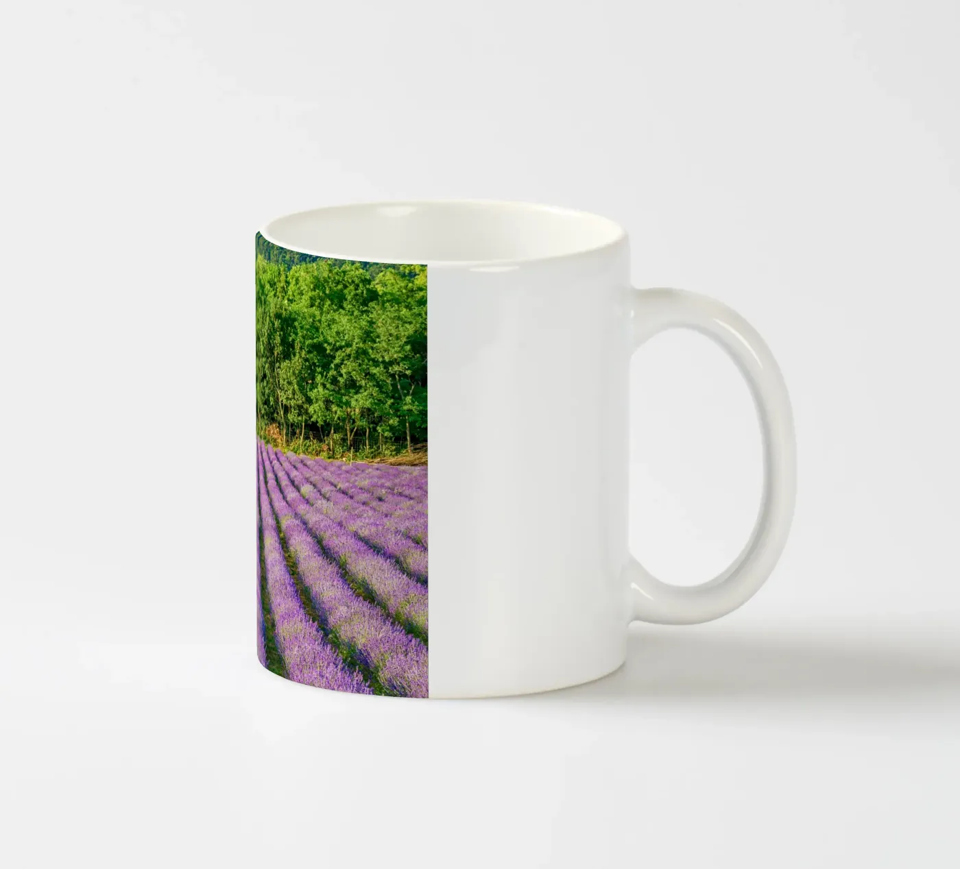 Levander field ceramic mug by anderm