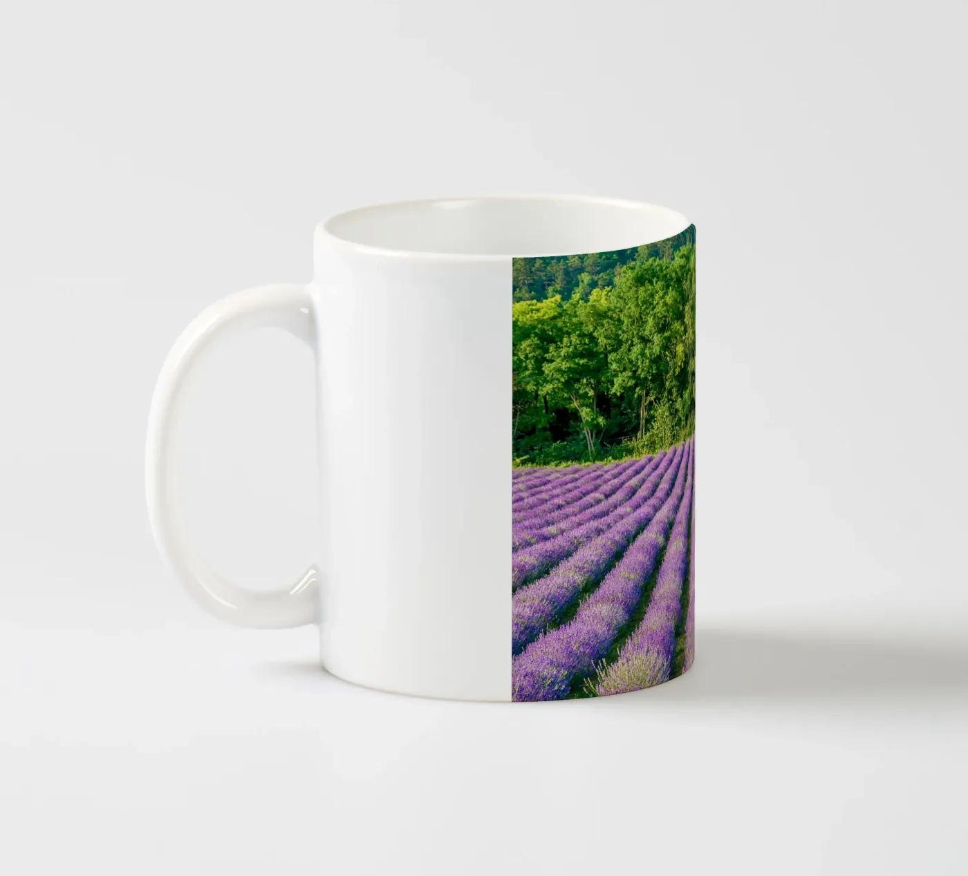 Levander field ceramic mug by anderm