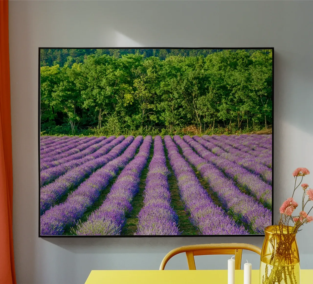 Levander field Acryl-Glas von anderm