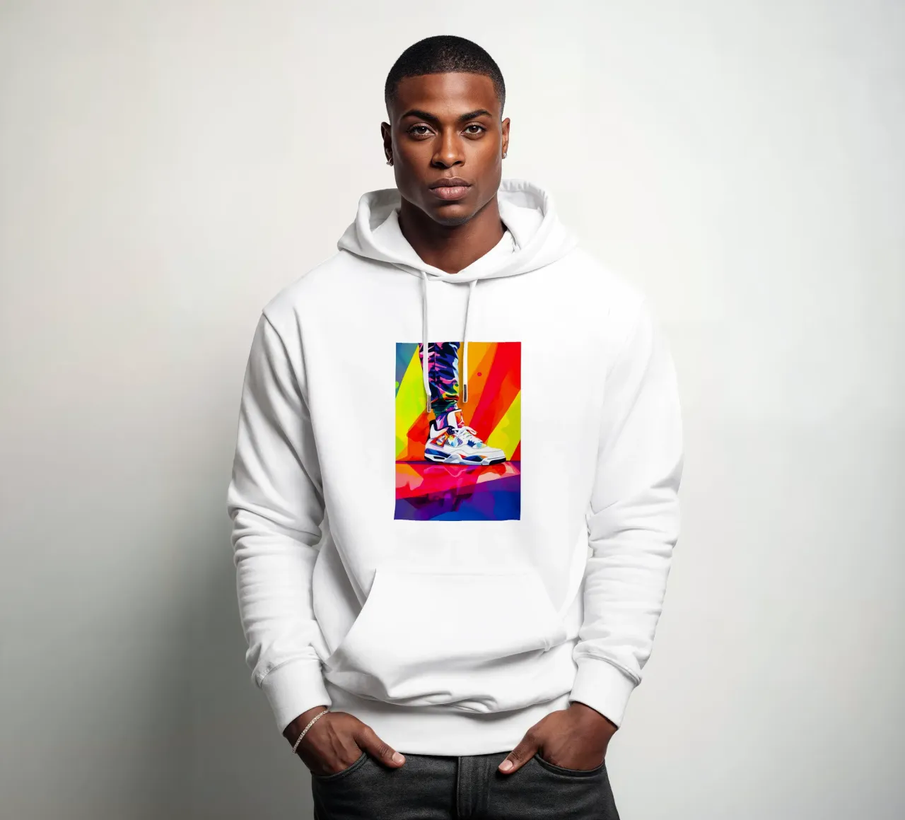 Jordan 4 Shoes felpa con cappuccio da HopeStudio