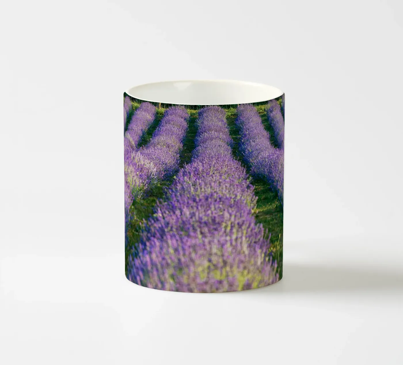 Levander field ceramic mug by anderm