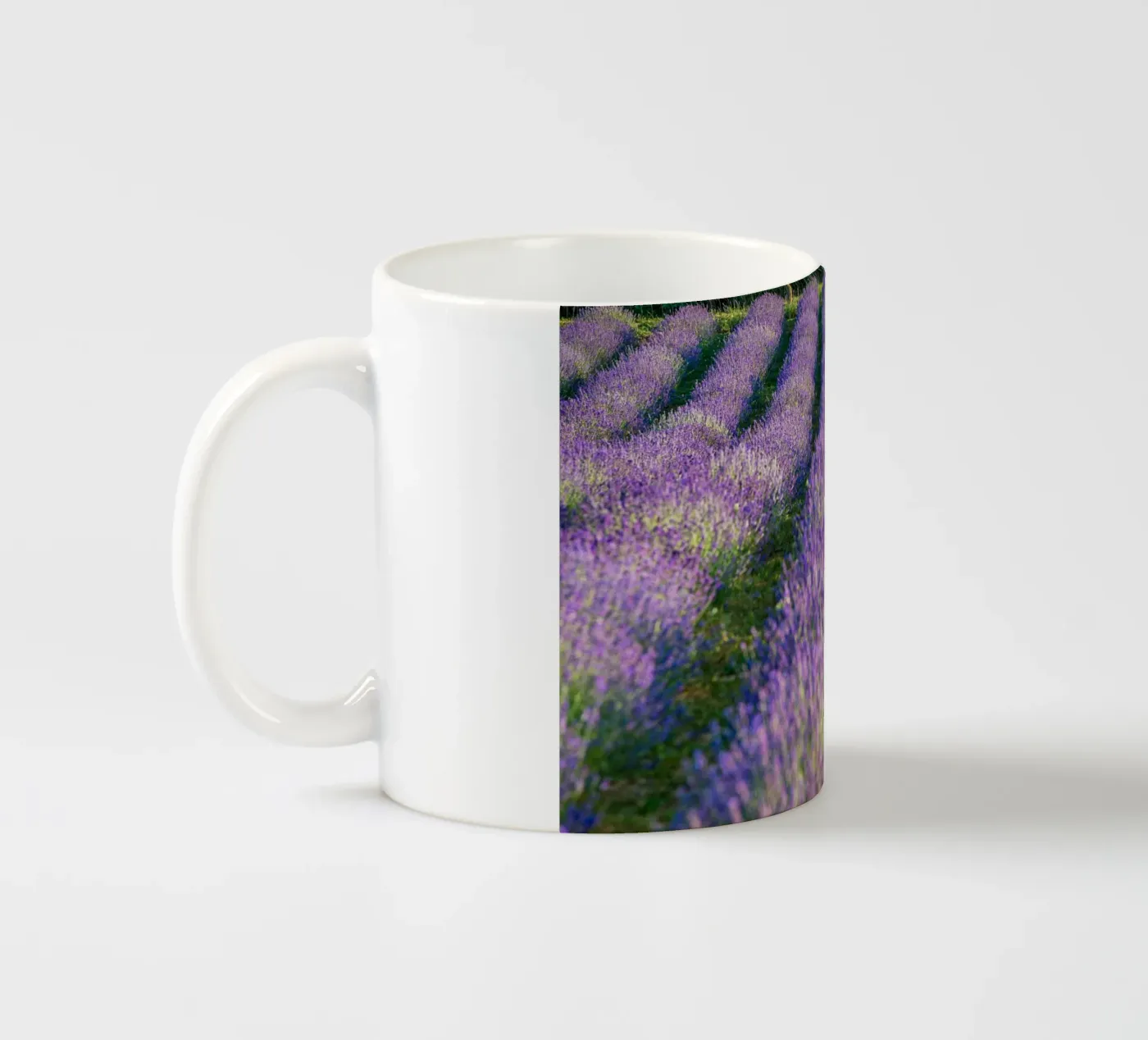 Levander field ceramic mug by anderm