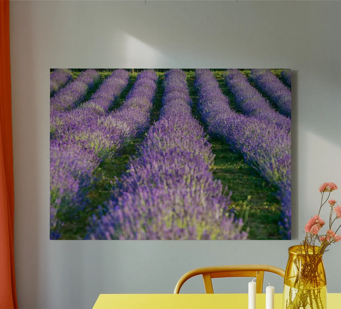 Levander-veld canvas van anderm