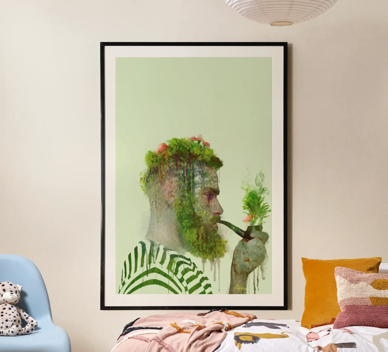 Bloom poster con telaio in alluminio da Dániel Taylor