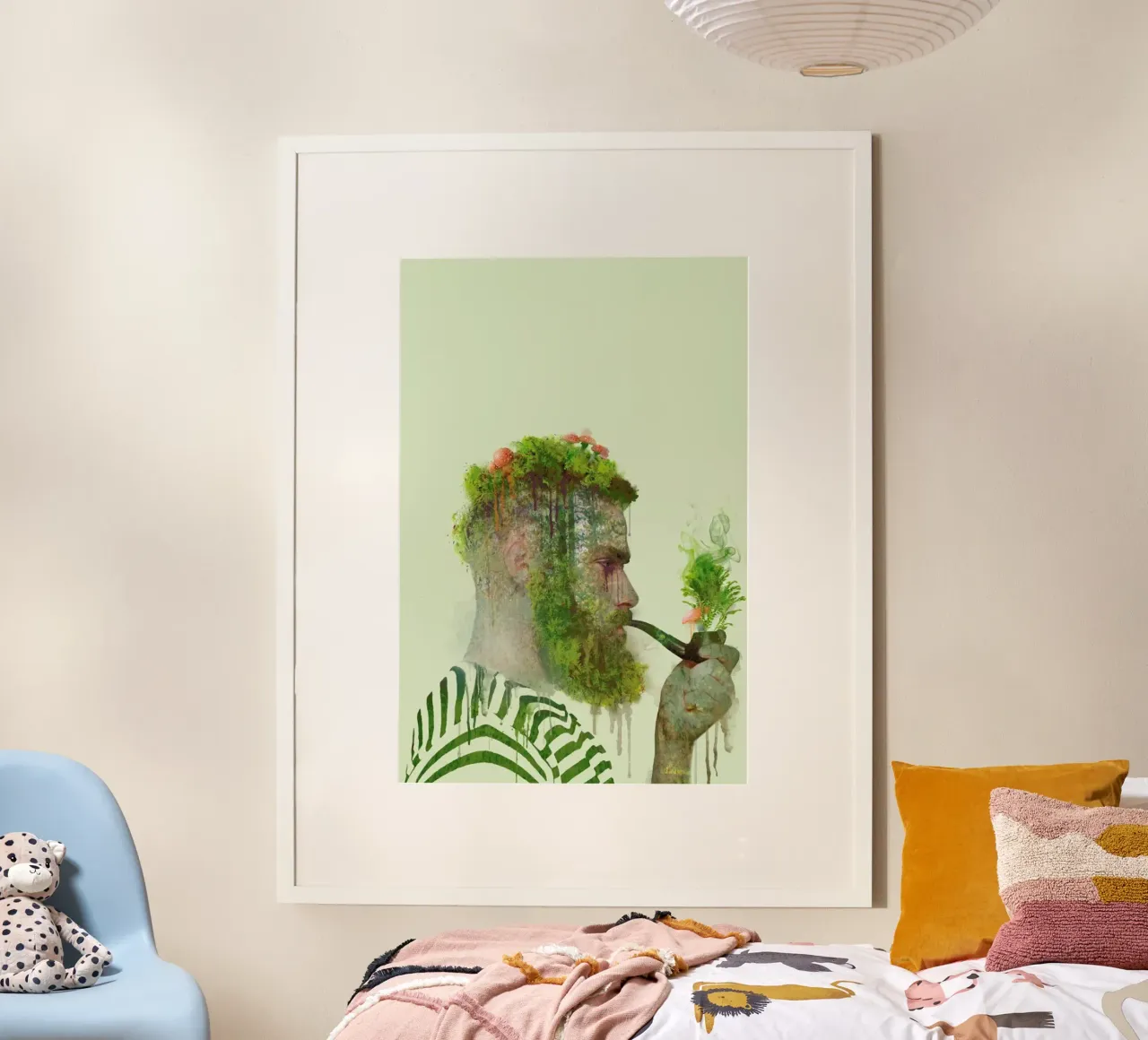 Bloom poster con telaio in alluminio da Dániel Taylor
