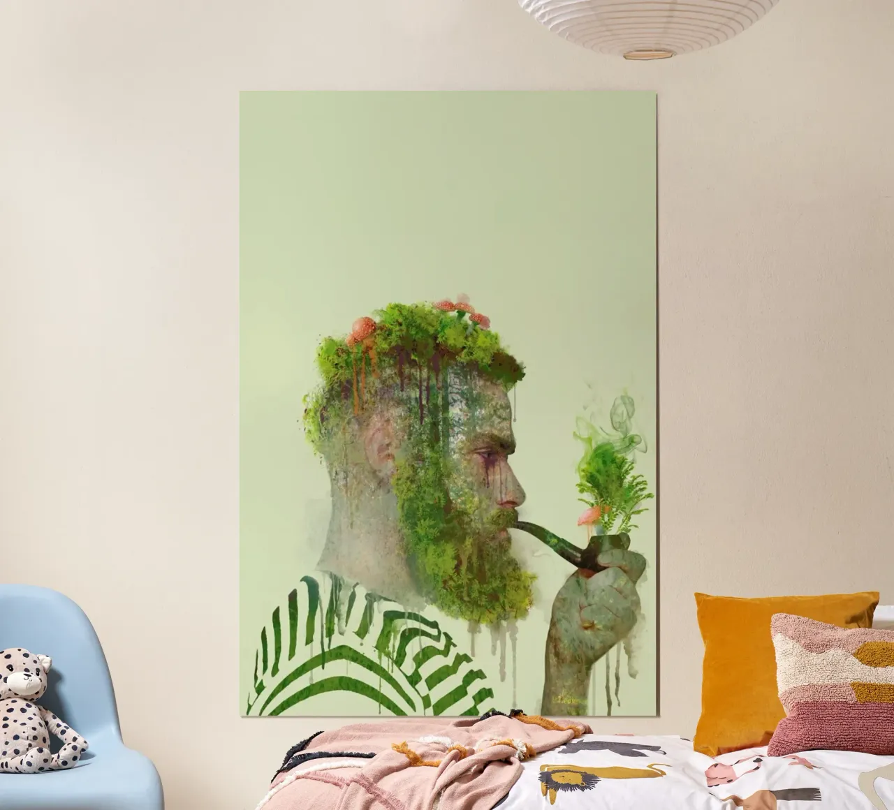 Bloom poster con telaio in alluminio da Dániel Taylor