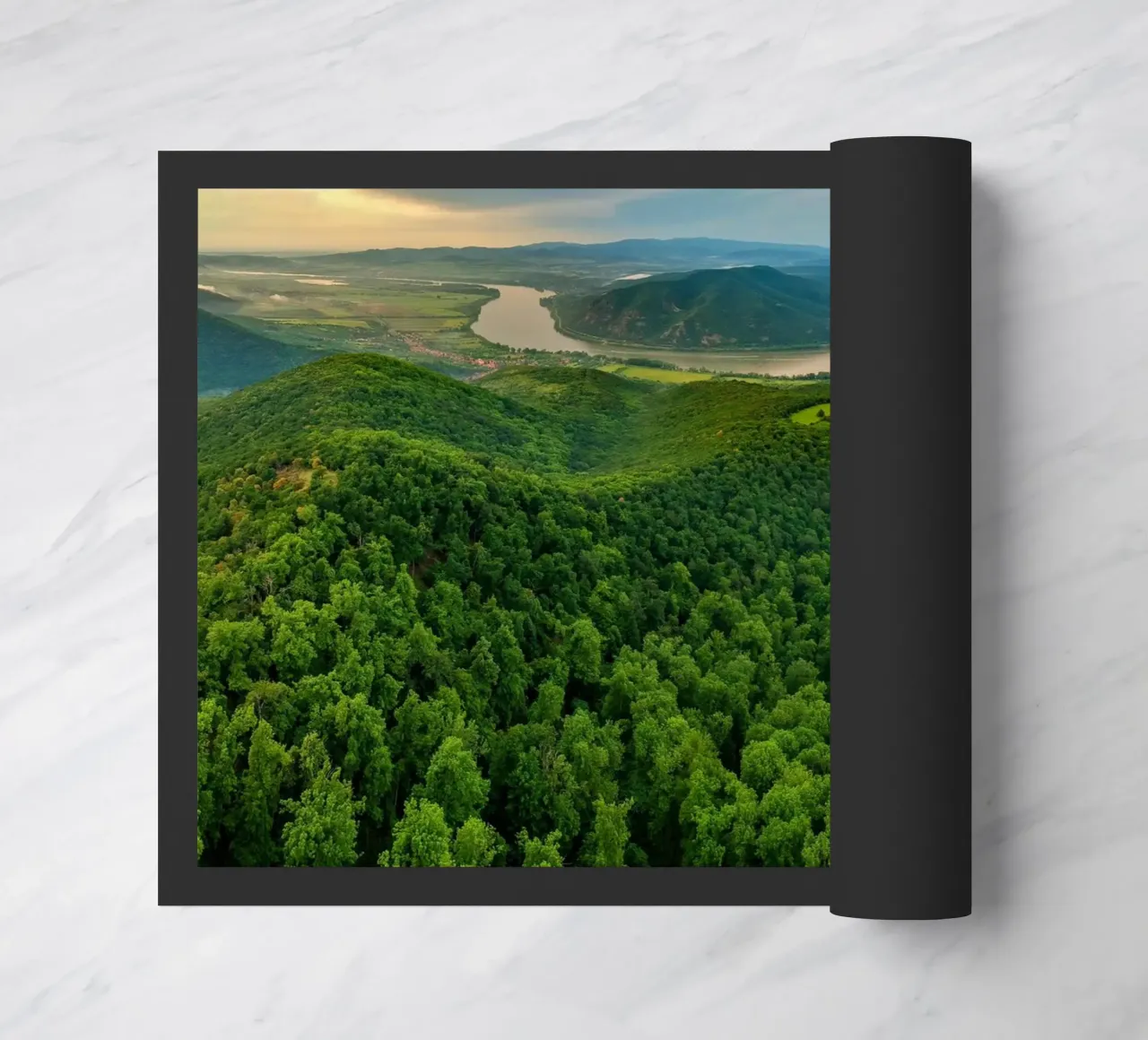 Danube bend doormat by anderm