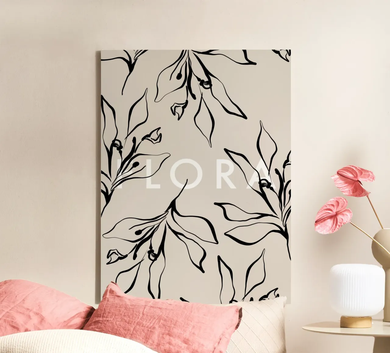Vie Simple No 54 tela con Cornice a cassetta da treechild
