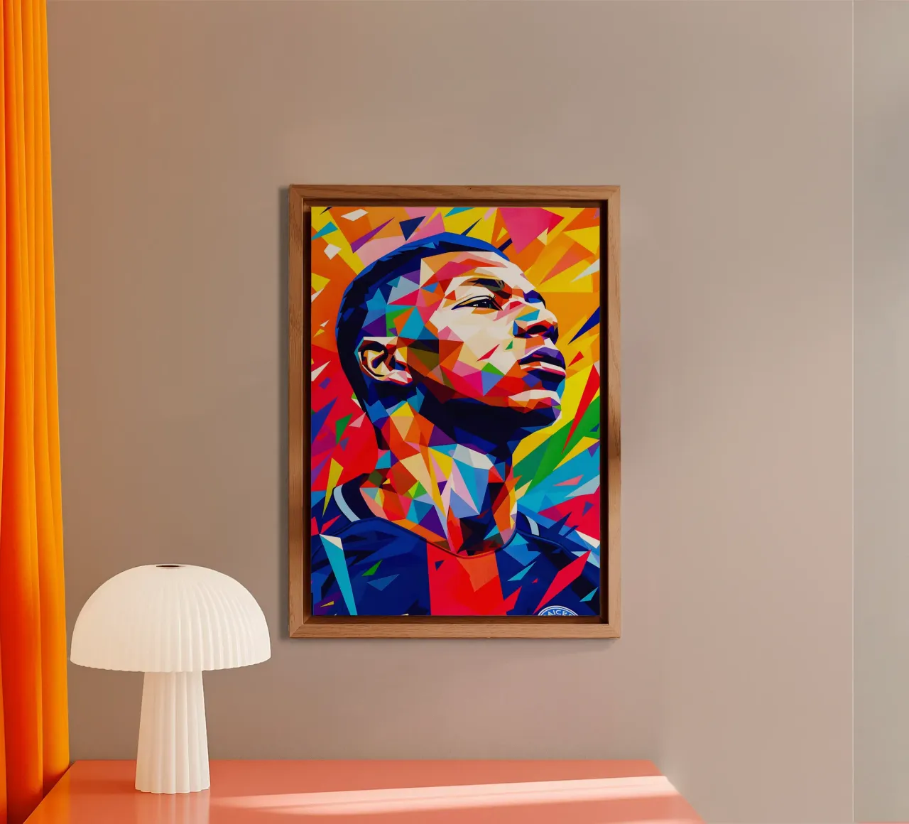 Kylian Mbappe alluminio dibond da HopeStudio
