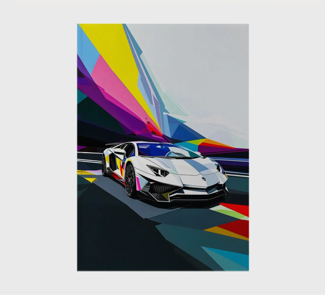 Lamborghini Adventador notebook by HopeStudio