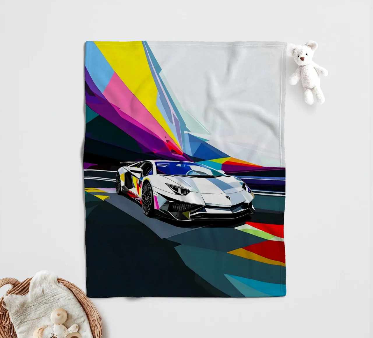 Lamborghini Adventador coperta in pile da HopeStudio