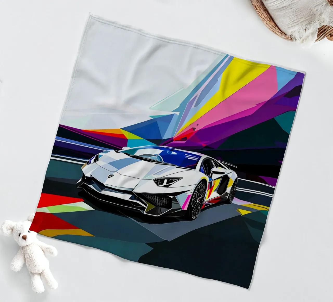 Lamborghini Adventador coperta in pile da HopeStudio