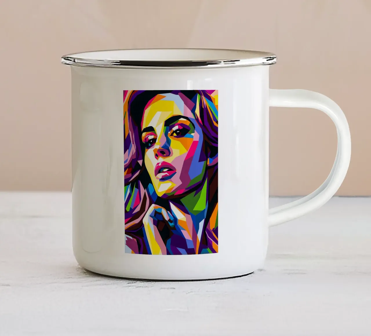 Lana Del Rey tazza in smalto da HopeStudio