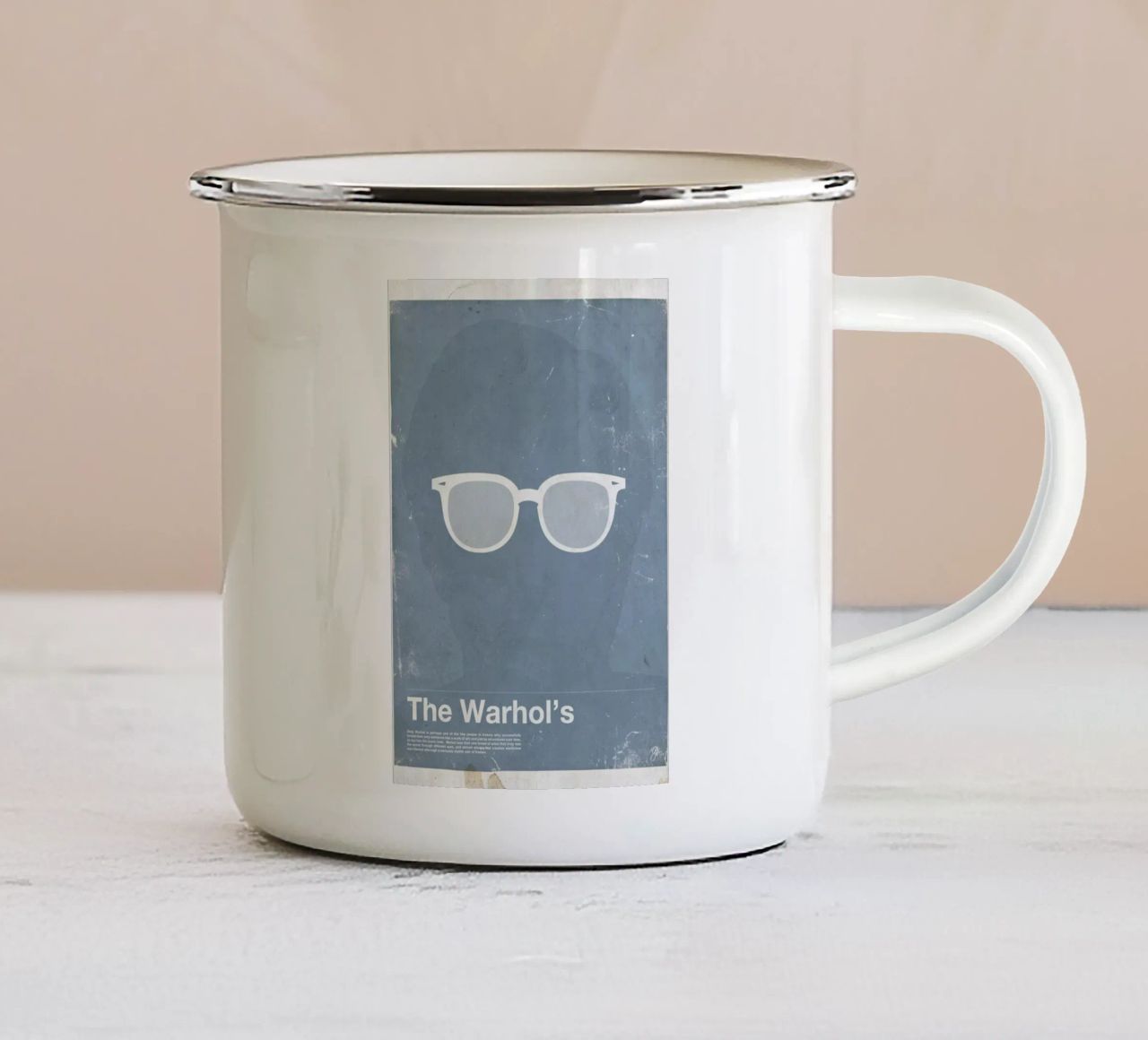Framework Warhol Emaille Tasse von Moxy Creative House