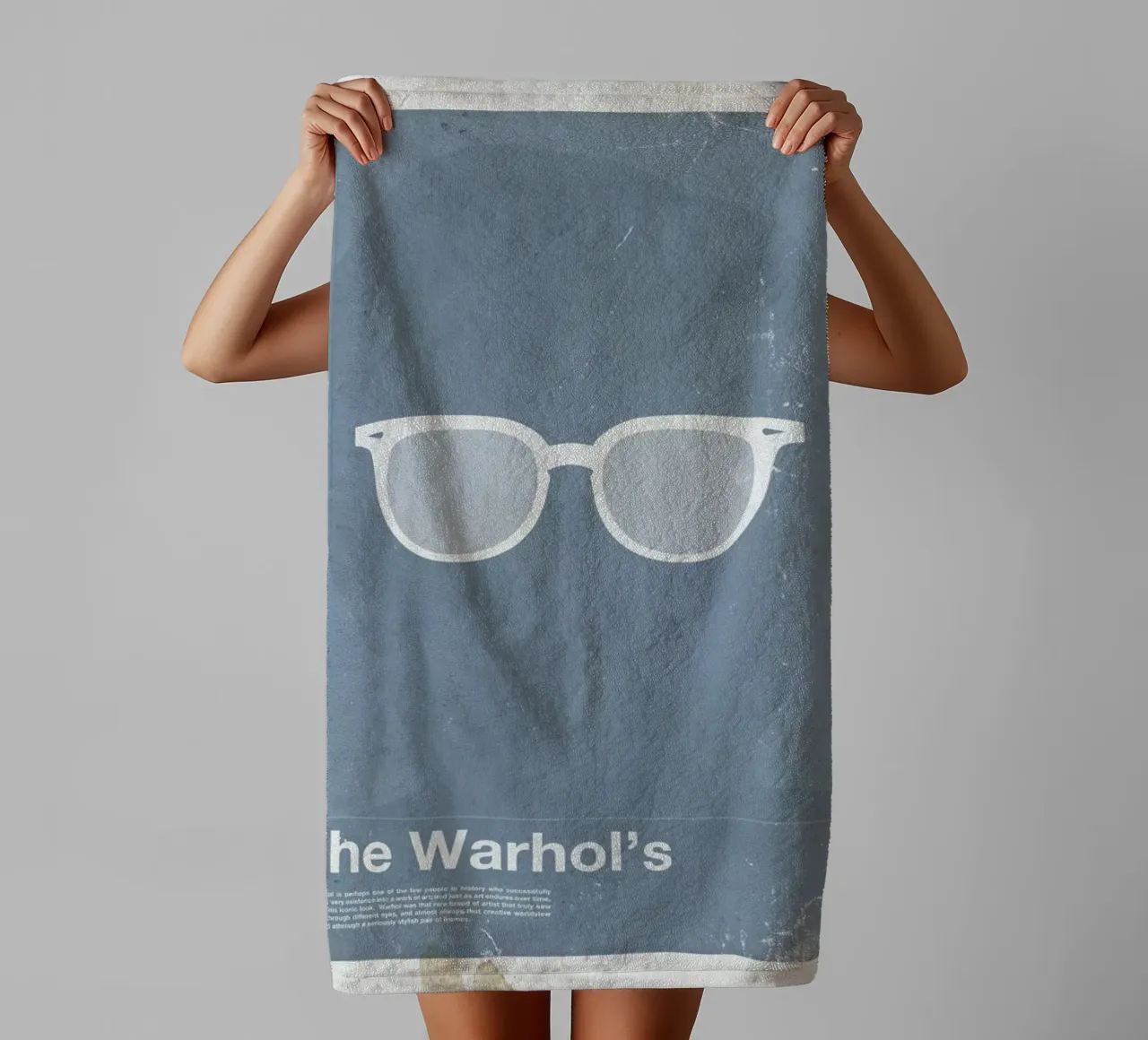 Framework Warhol towel by Moxy Creative House