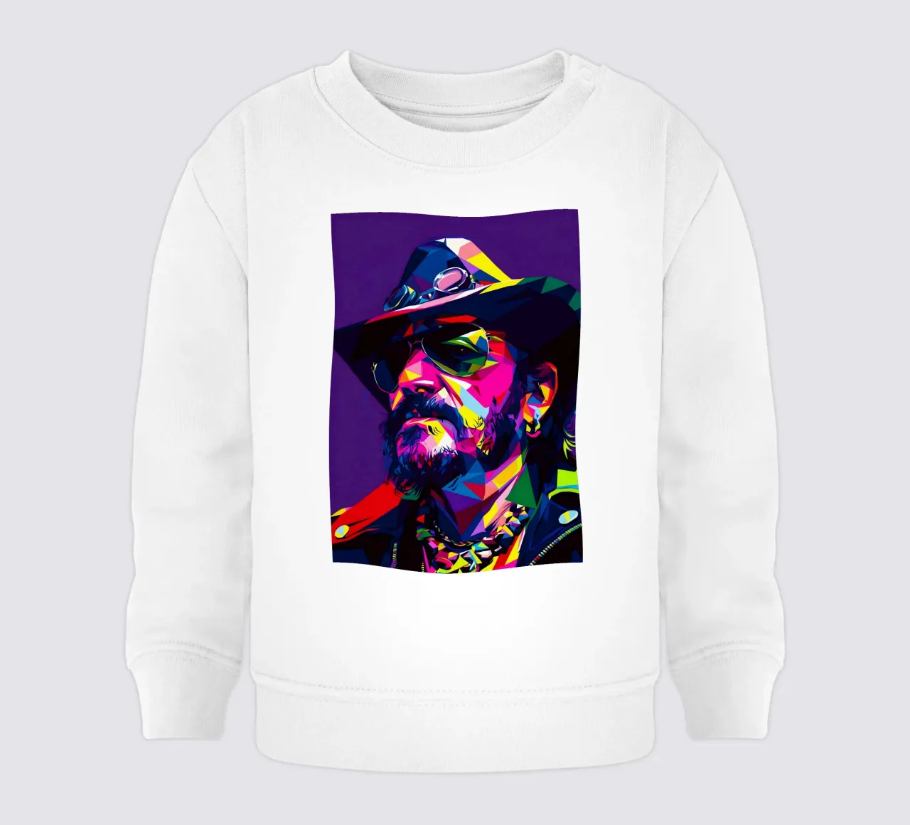 Lemmy British musician felpa neonato da HopeStudio