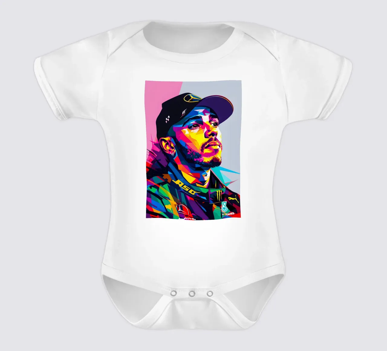 Lewis Hamilton body de bebé de HopeStudio