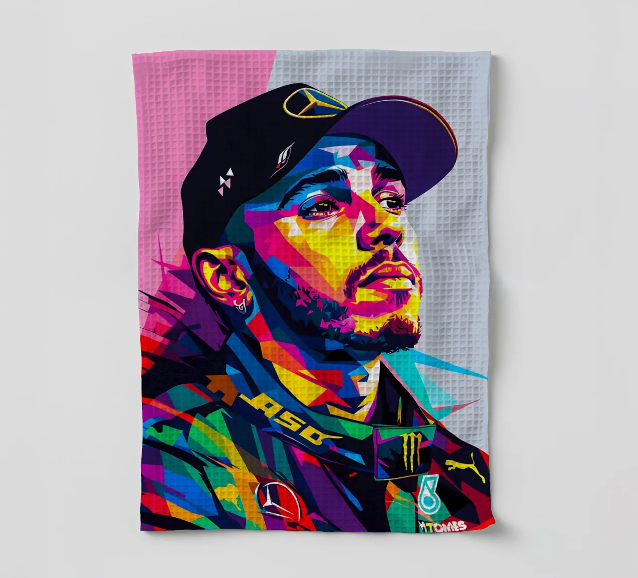 Lewis Hamilton canovaccio da cucina da HopeStudio