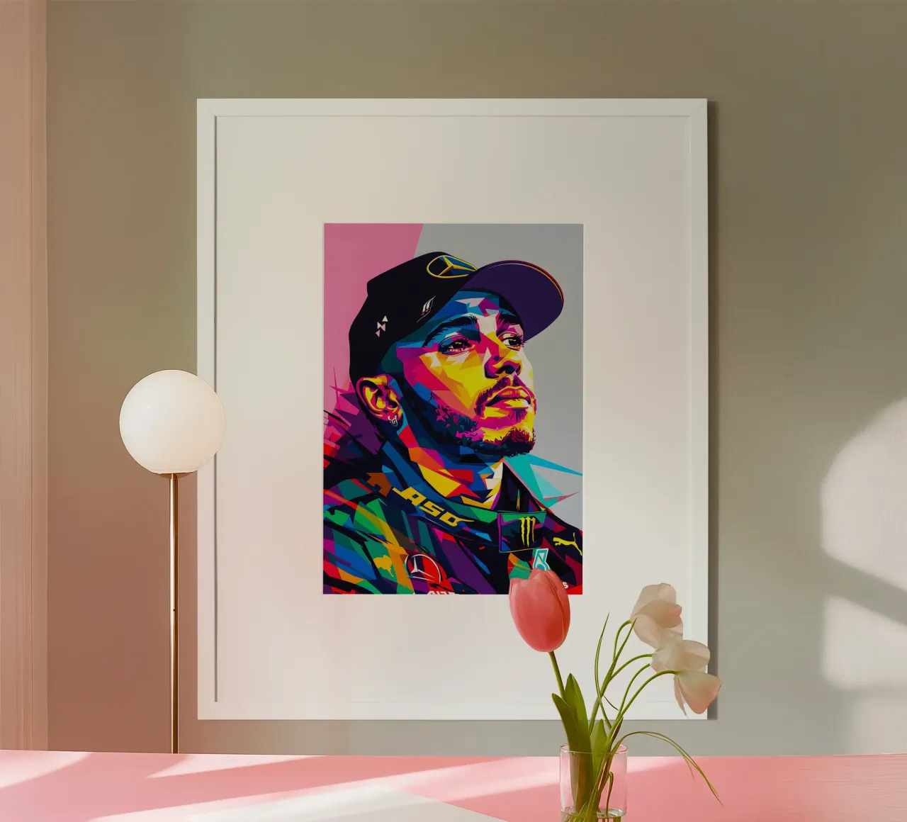 Lewis Hamilton poster da HopeStudio