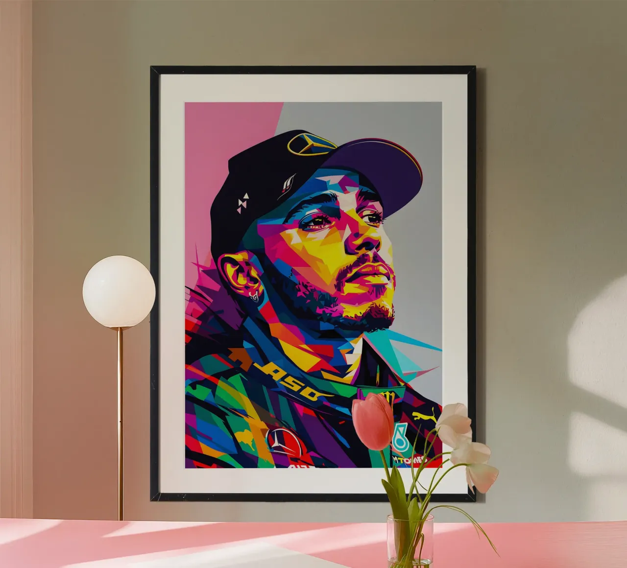 Lewis Hamilton poster da HopeStudio