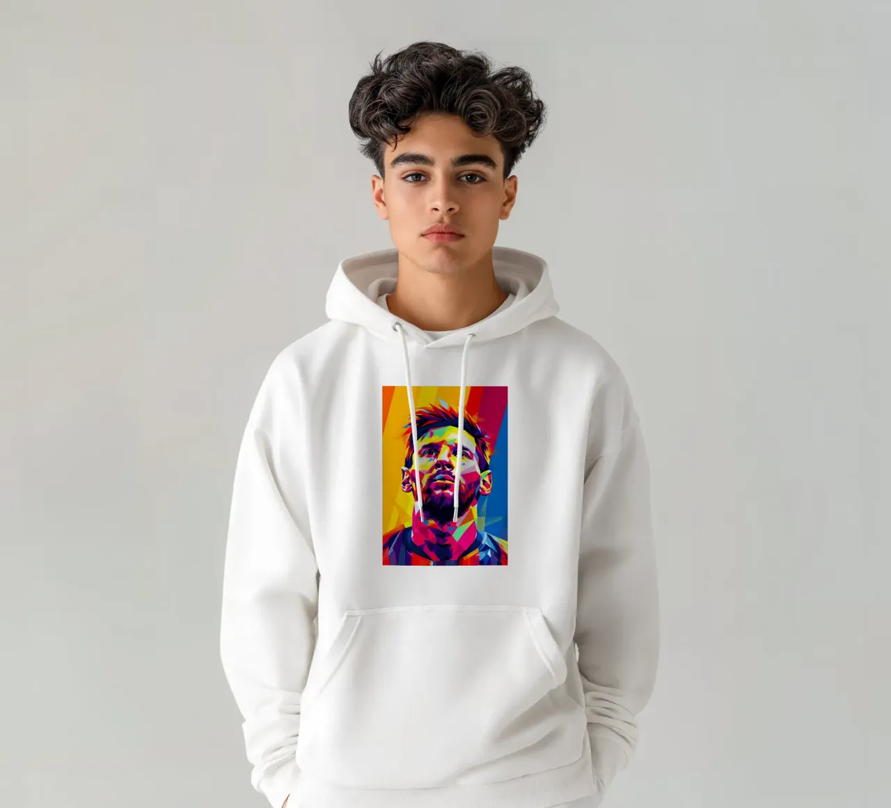 Lionel Messi felpa con cappuccio da HopeStudio